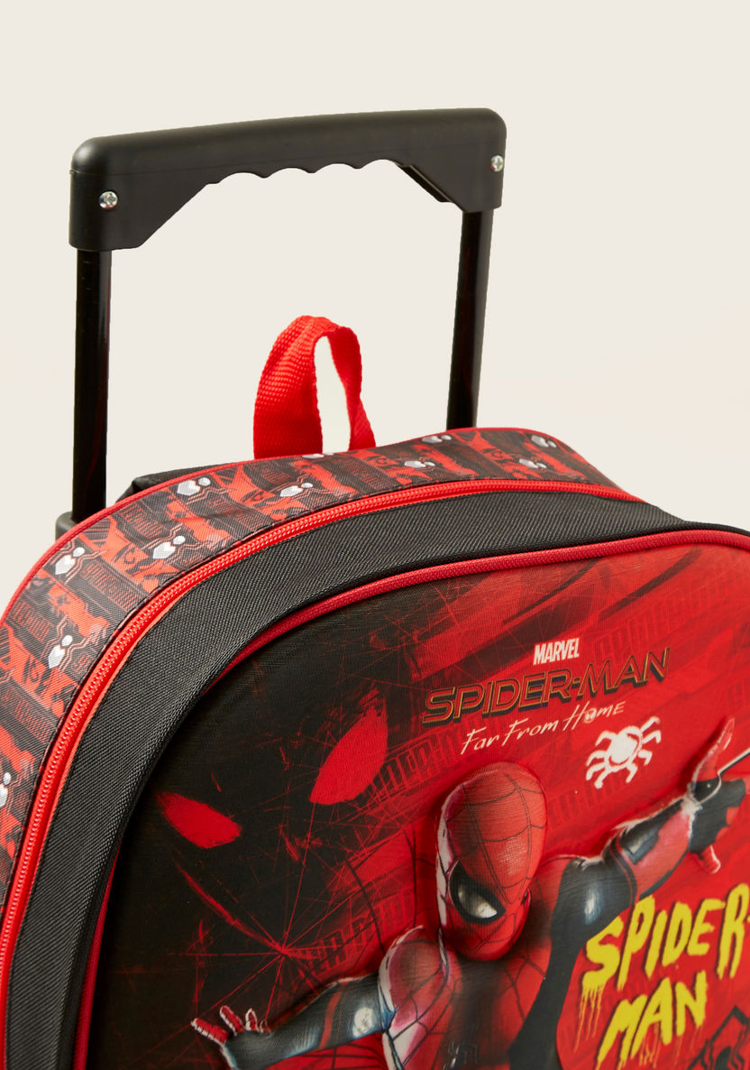 Spider-Man Print 3-Piece Trolley Backpack Set-School Sets-image-2