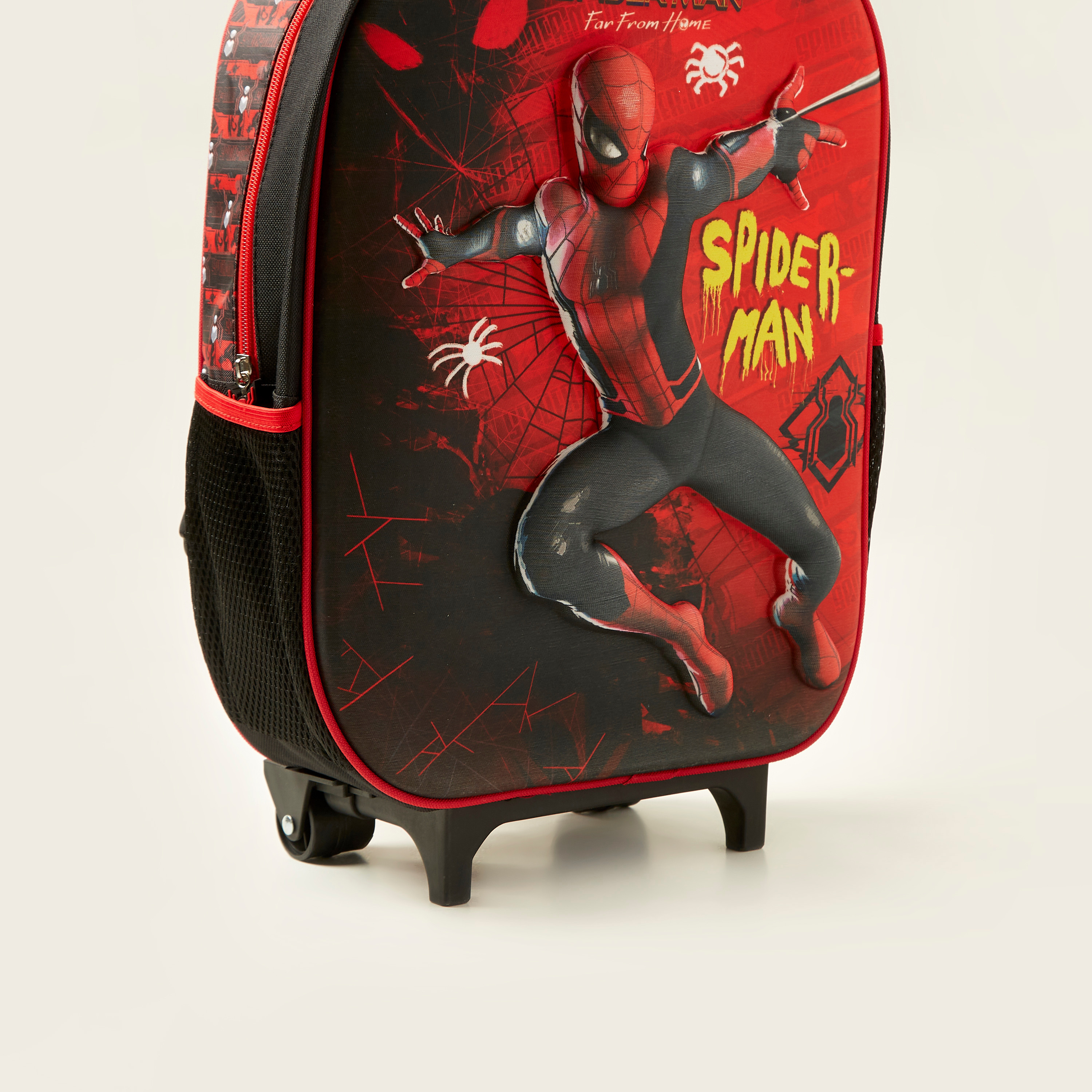 Spider Man Print 3 Piece Trolley Backpack Set