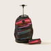 Toretto Printed Trolley Backpack with Pencil Case - 14 inches-Trolleys-thumbnail-0