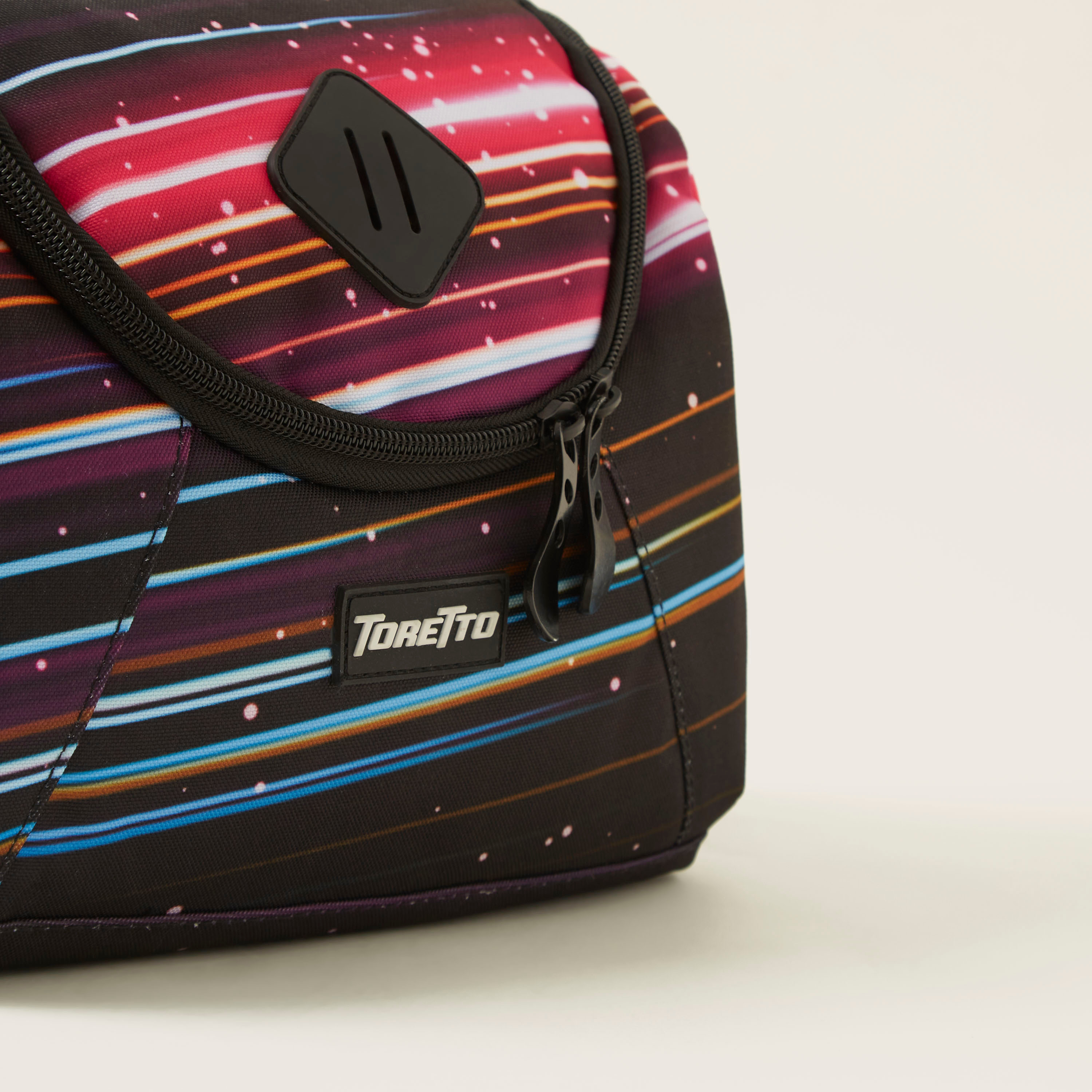 Toretto Printed Lunch Bag with Adjustable Straps and Zip Closure-school-lunchessentials-lunchbags-image-4