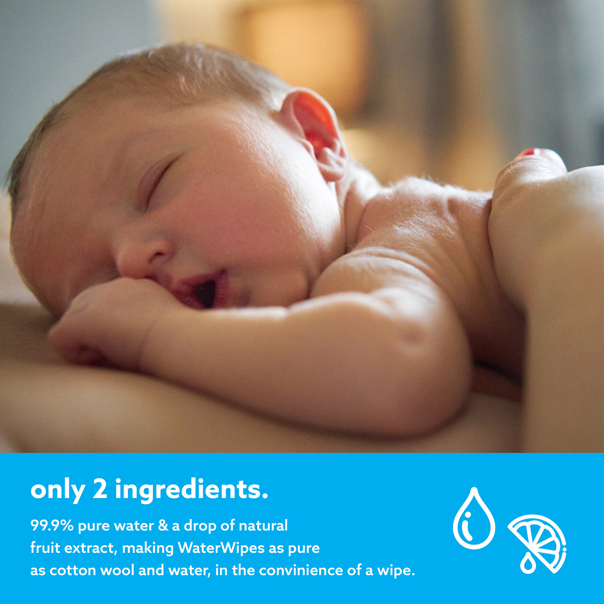 مناديل مبللة للأطفال أوريجينال من ووتر وايبس - عبوة اقتصادية 540 منديلاً-baby-bathandcare-wipes-image-3
