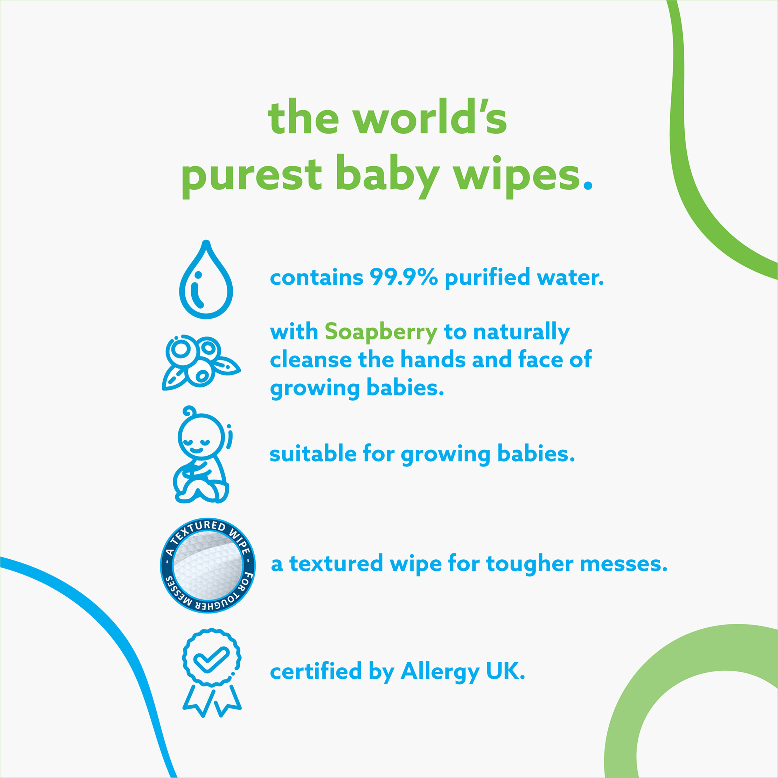 مناديل مبللة للأطفال سوب بيري  من ووتر وايبس - عبوة اقتصادية 240 منديلاً-baby-bathandcare-wipes-image-4