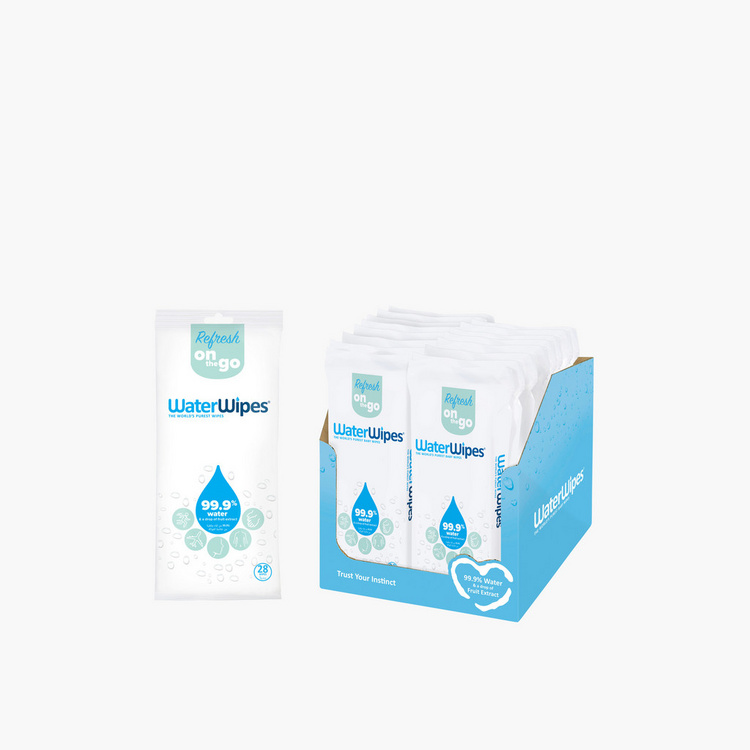WaterWipes Refresh Wipes 28 Sheets