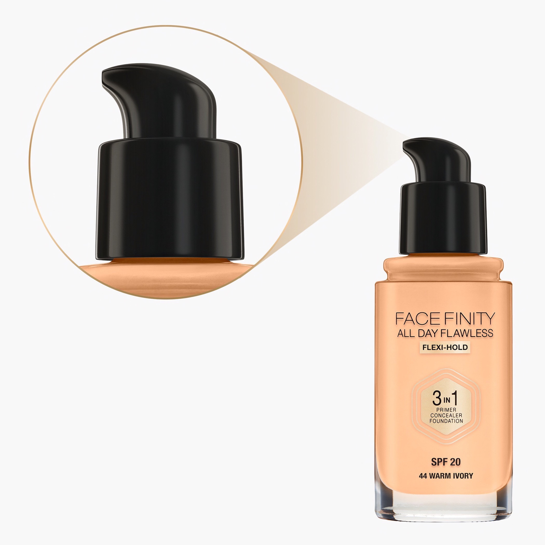 كريم أساس 3 في 1 فيس فينيتي أول داي فلولس من ماكس فاكتور - 30 مل-beautyandpersonalcare-makeup-face-foundations-image-10