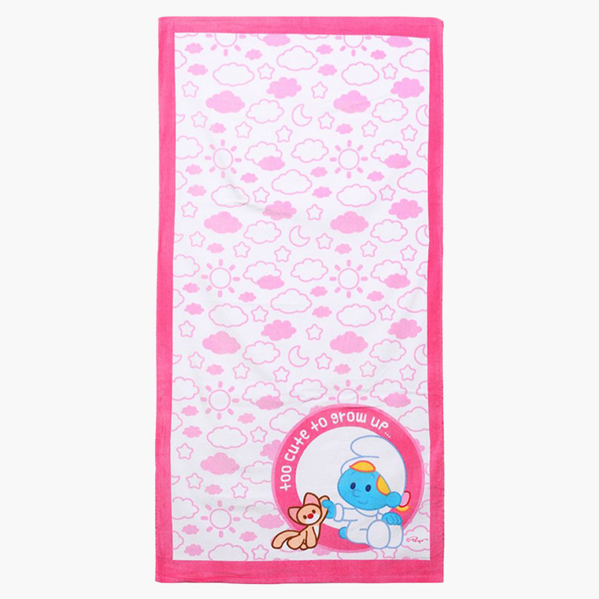 Smurfs Print 3-Piece Bath Set-baby-bathandcare-towels-image-3