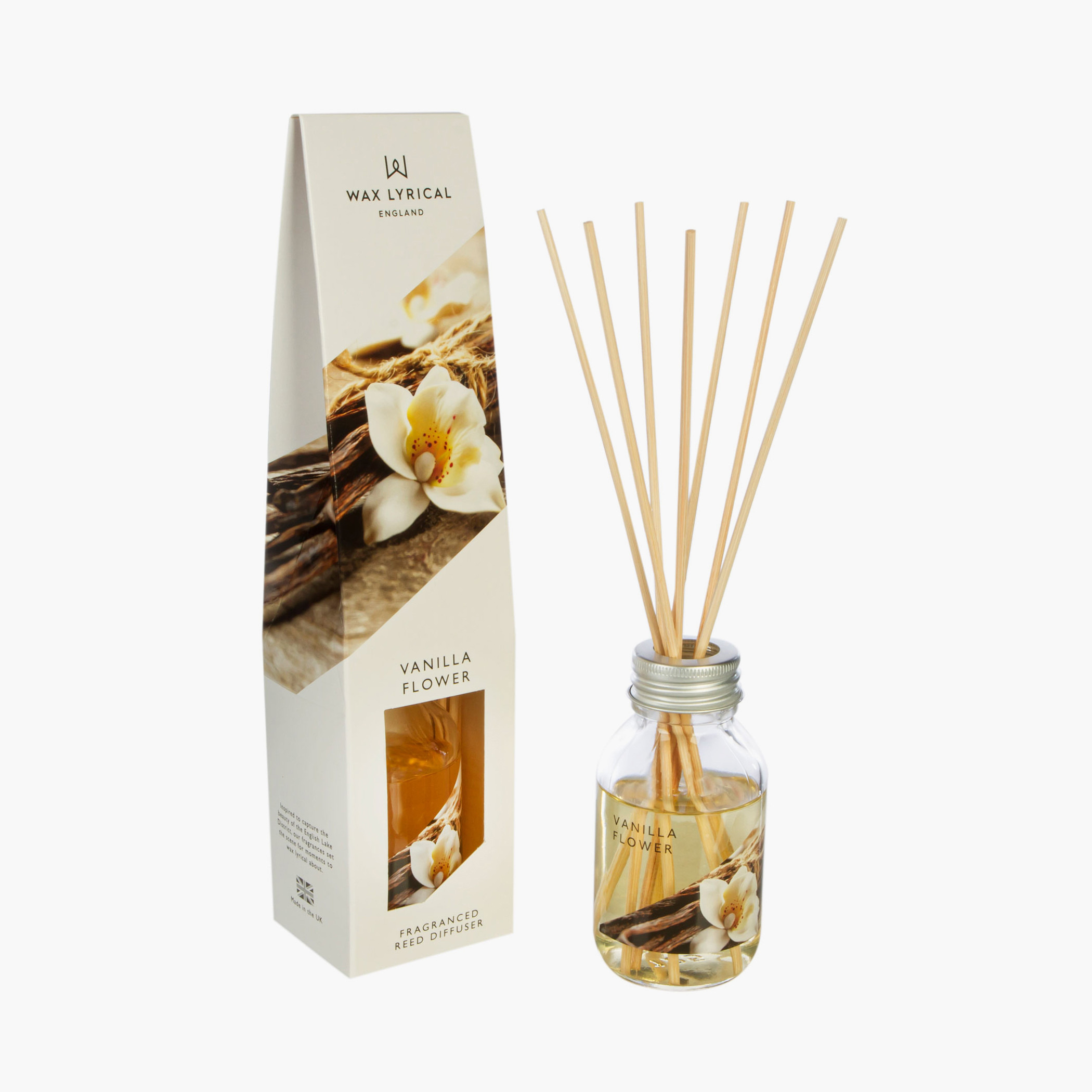 Wax Lyrical Vanilla Flower Reed Diffuser - 100 ml-household-homefragrance-reeddiffusers-image-1