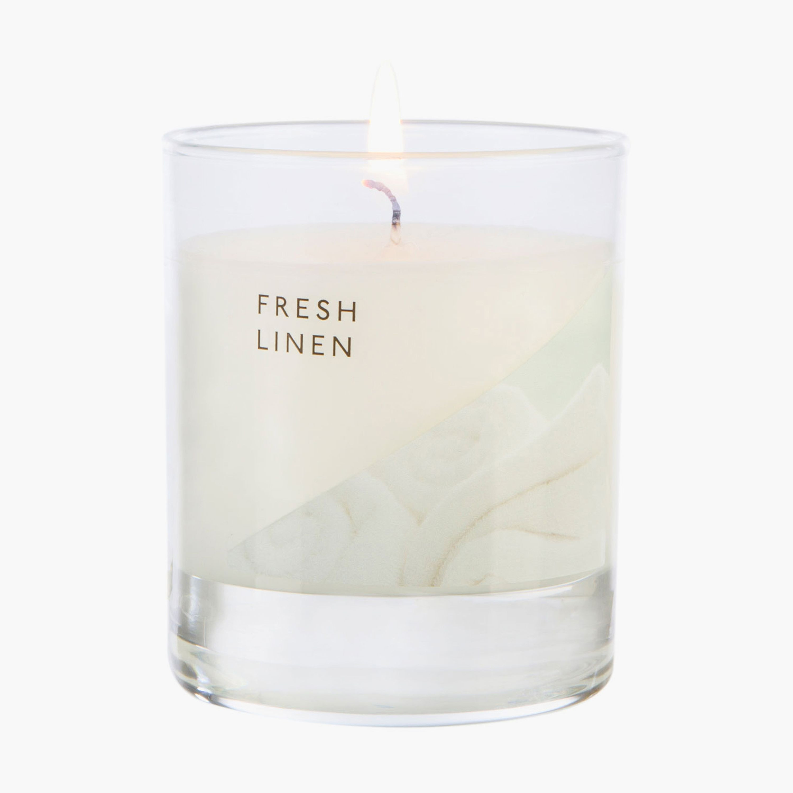 Wax Lyrical Small Jar Candle - Fresh Linen - 8 cms-household-homefragrance-candles-image-2