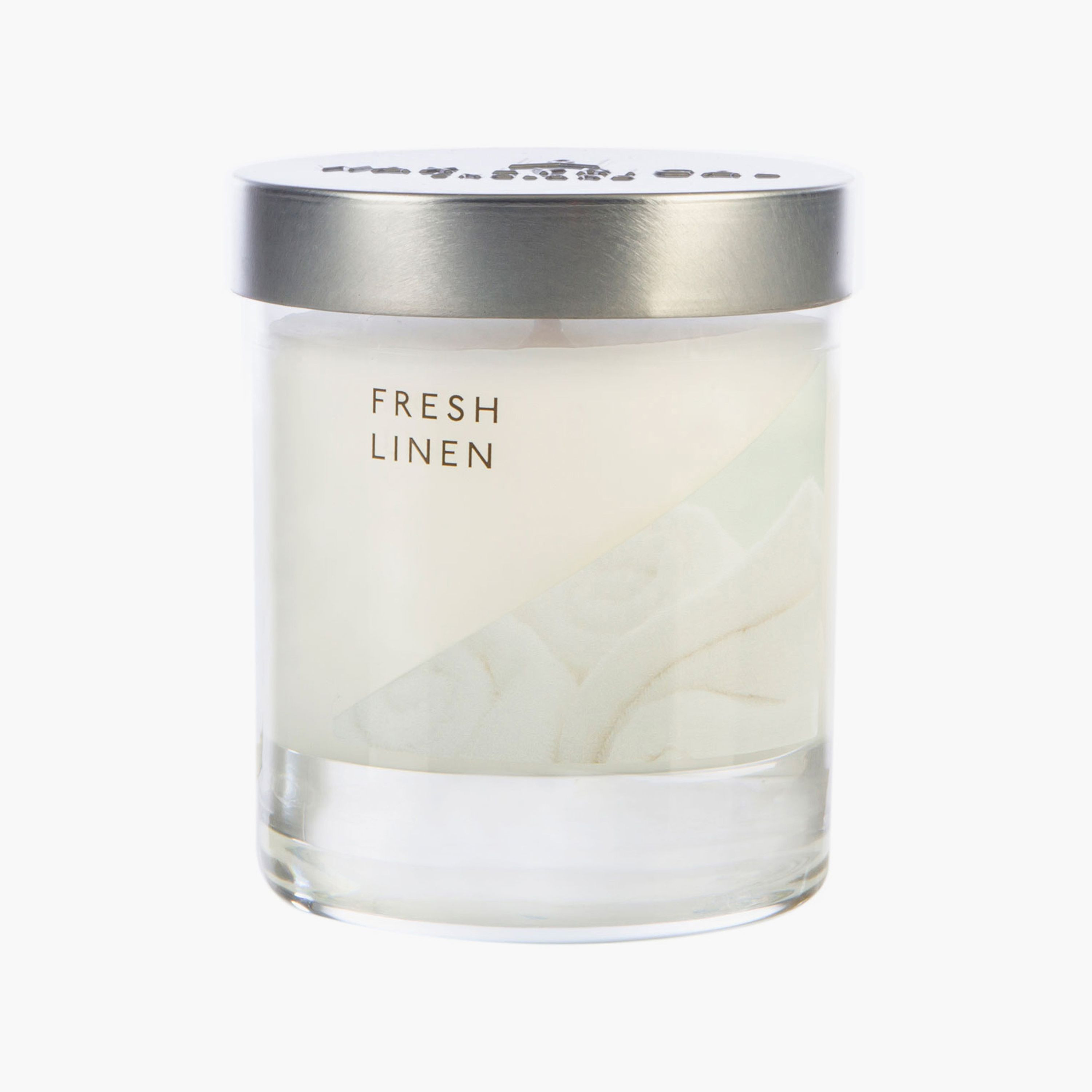 Wax Lyrical Small Jar Candle - Fresh Linen - 8 cms-household-homefragrance-candles-image-3