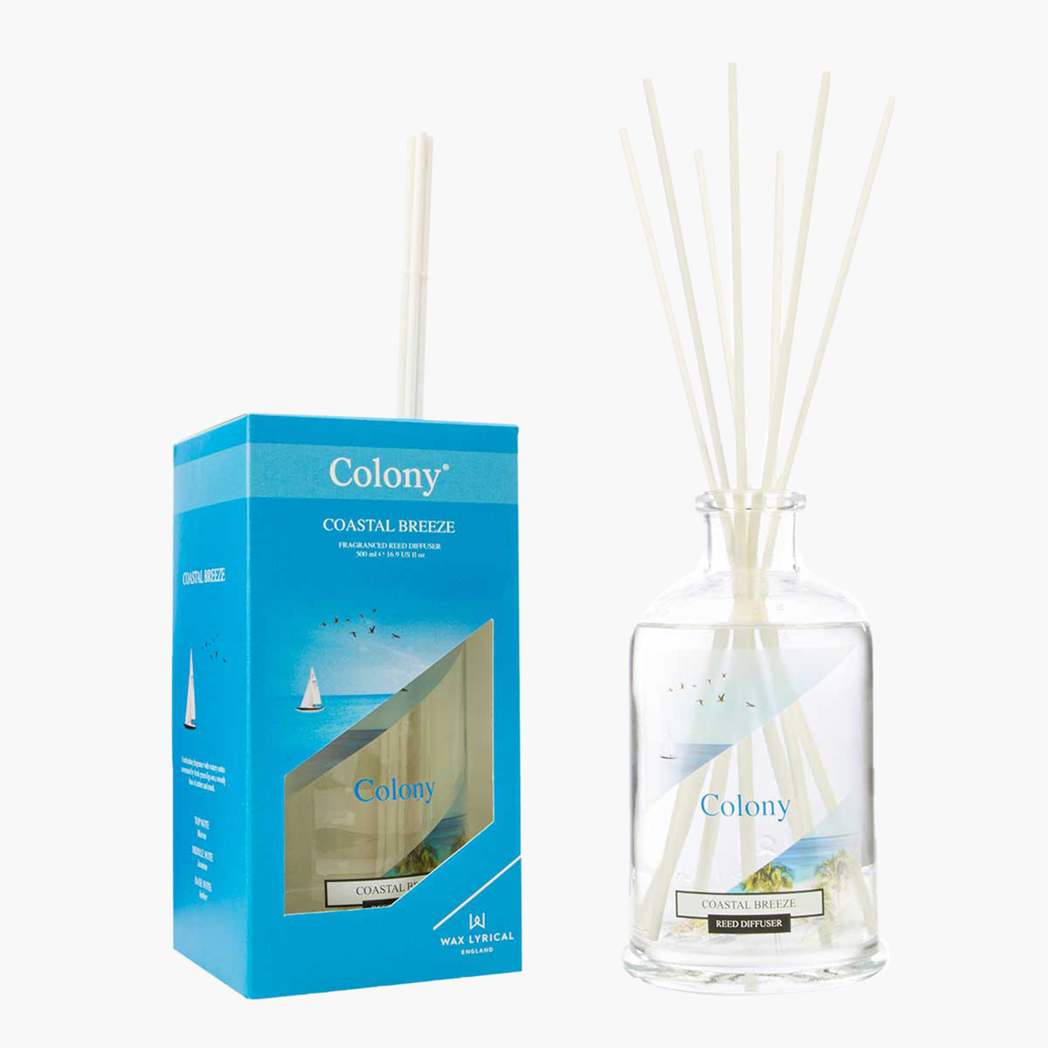Wax Lyrical Coastal Breeze Reed Diffuser - 500 ml-household-homefragrance-reeddiffusers-image-2