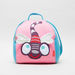 OOPS Textured Backpack with Applique Detail - 12 inches-Backpacks-thumbnail-0