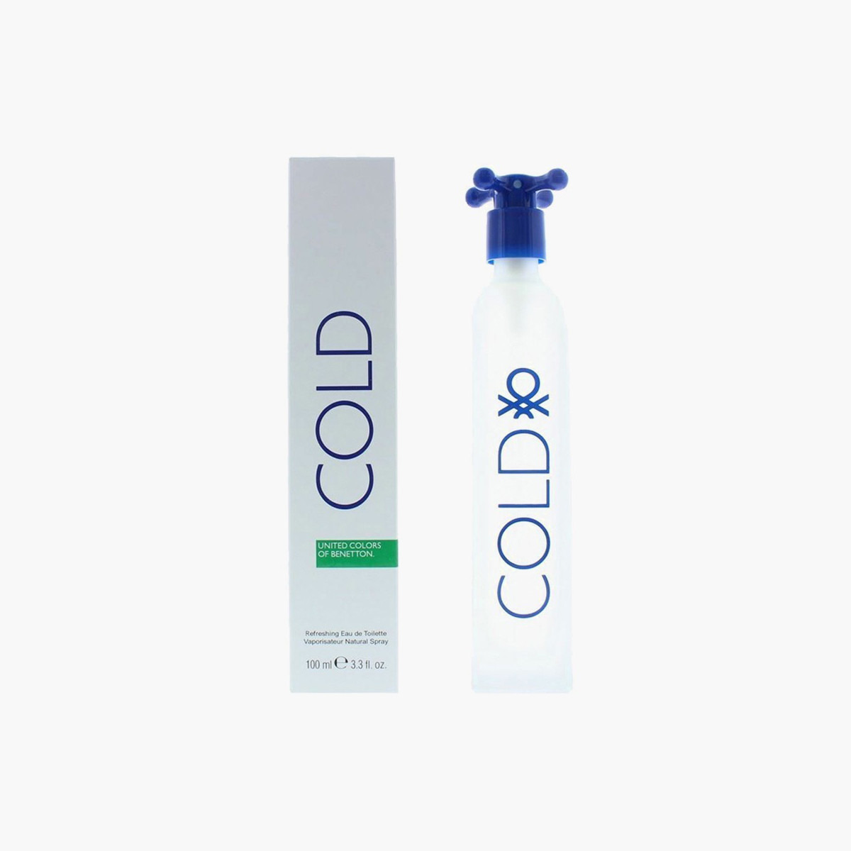 United Colors of Benetton Cold Eau de Toilette Spray for Men - 100 ml-beautyandpersonalcare-fragrance-men-image-1