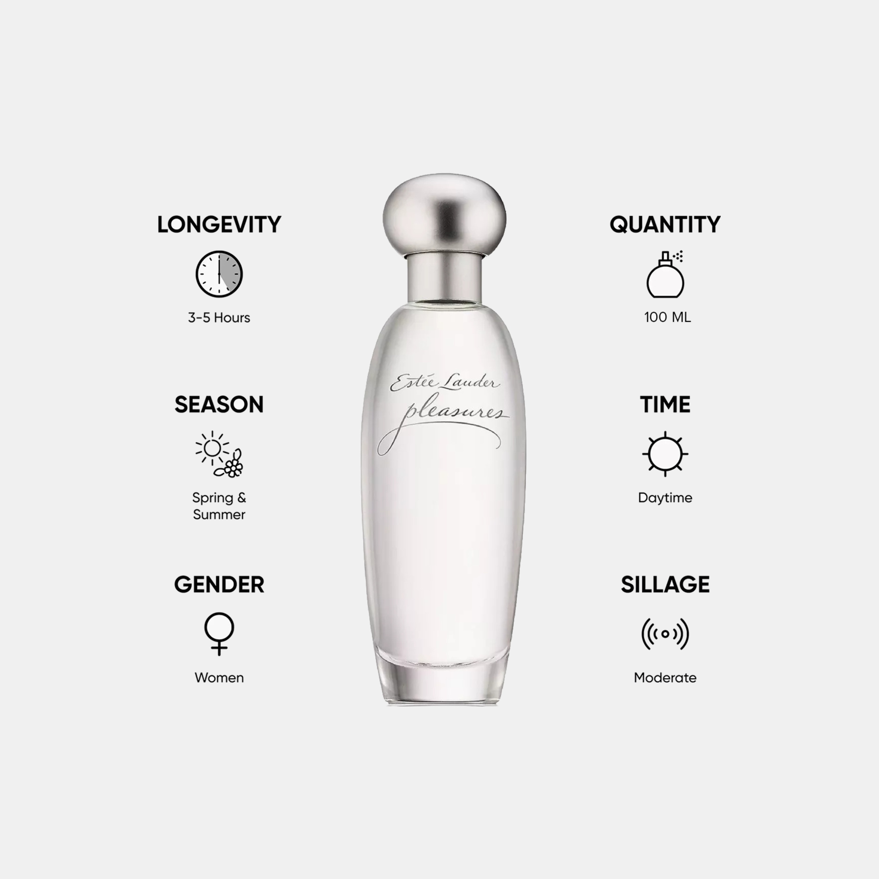 Estee Lauder Pleasures Eau de Parfum Spray - 100 ml-beautyandpersonalcare-fragrance-women-image-5