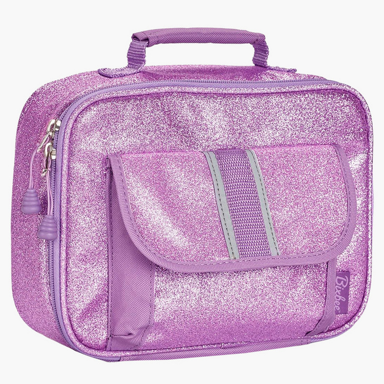 Bixbee Sparkalicious Purple Lunch Bag with Top Handle