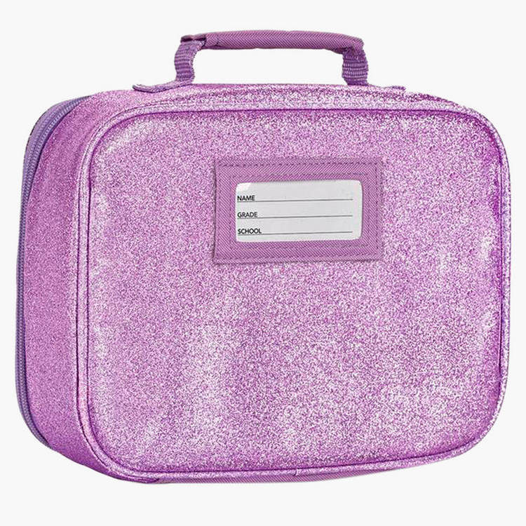 Bixbee Sparkalicious Purple Lunch Bag with Top Handle