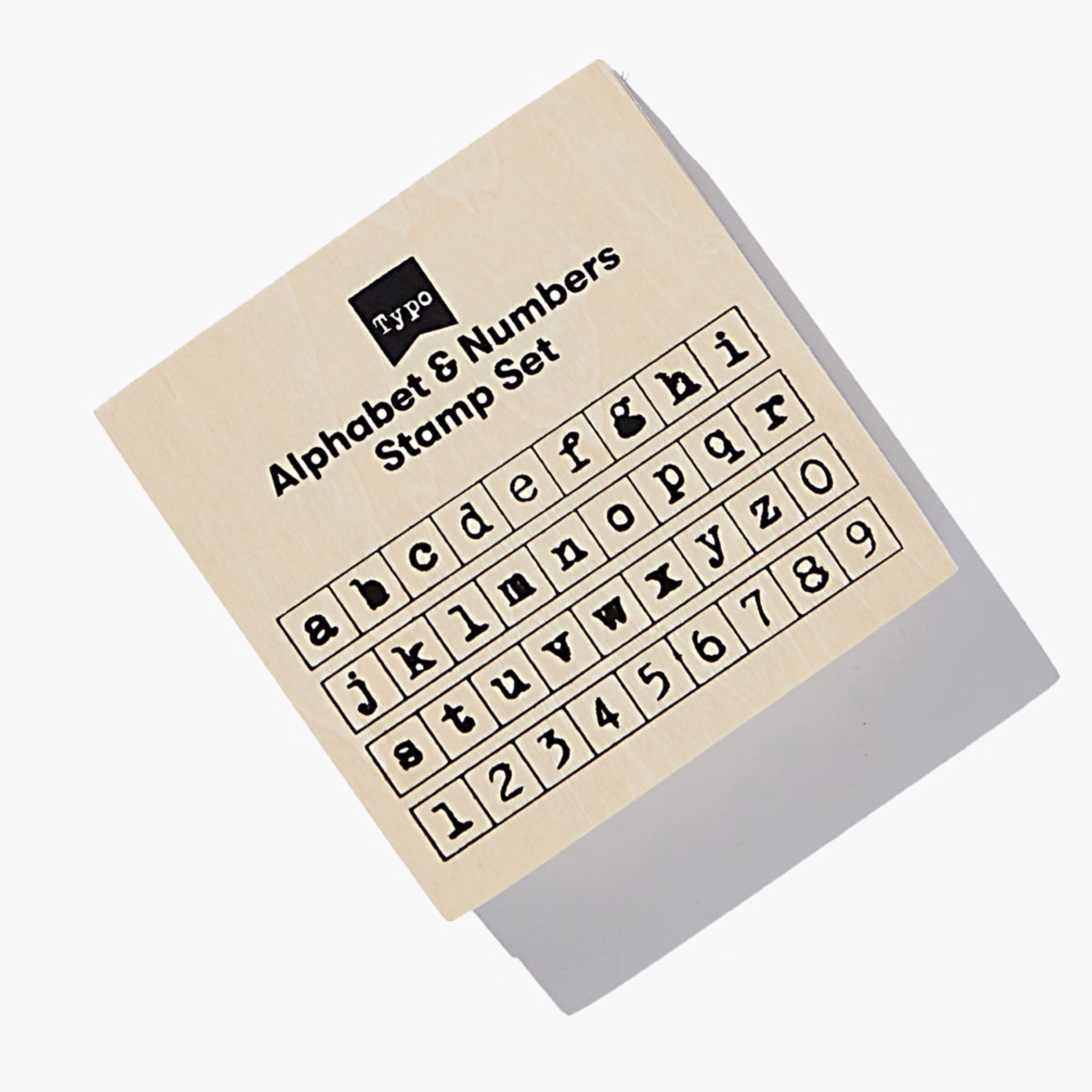 مجموعة طوابع الحروف الإنجليزية الكبيرة والأرقام من تايبو-school-stationery-desksupplies-image-2