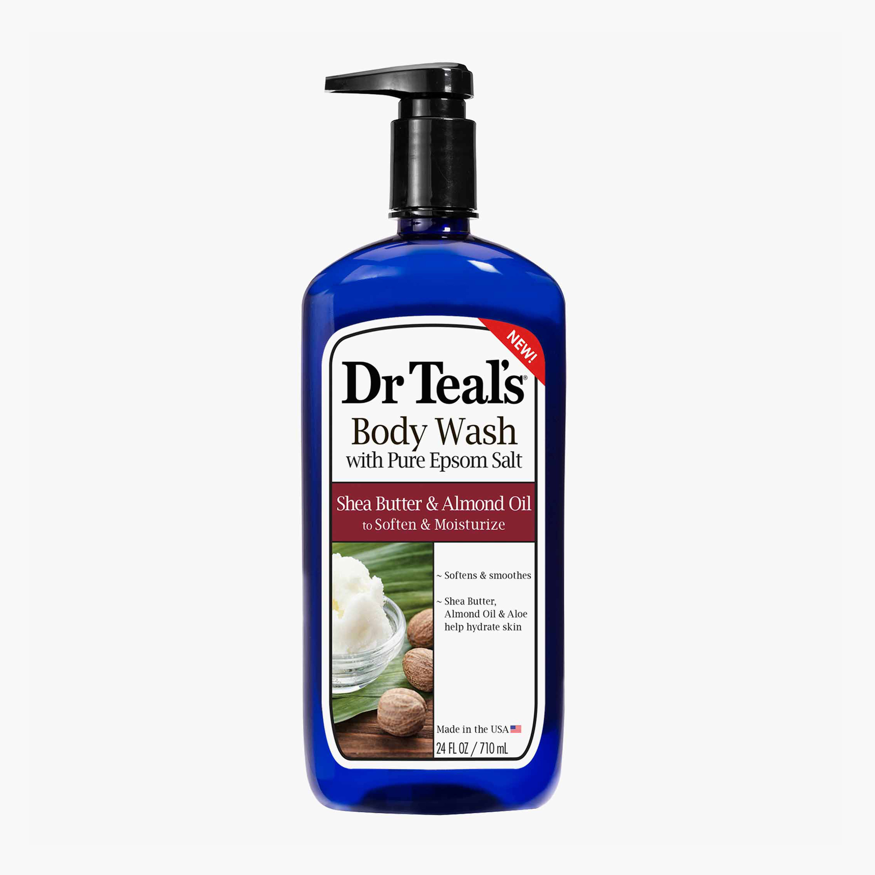 Dr Teal's Shea Butter & Almond Oil Body Wash with Epsom Salt - 710 ml-beautyandpersonalcare-bathandbody-bathandshower-bodywash-image-1