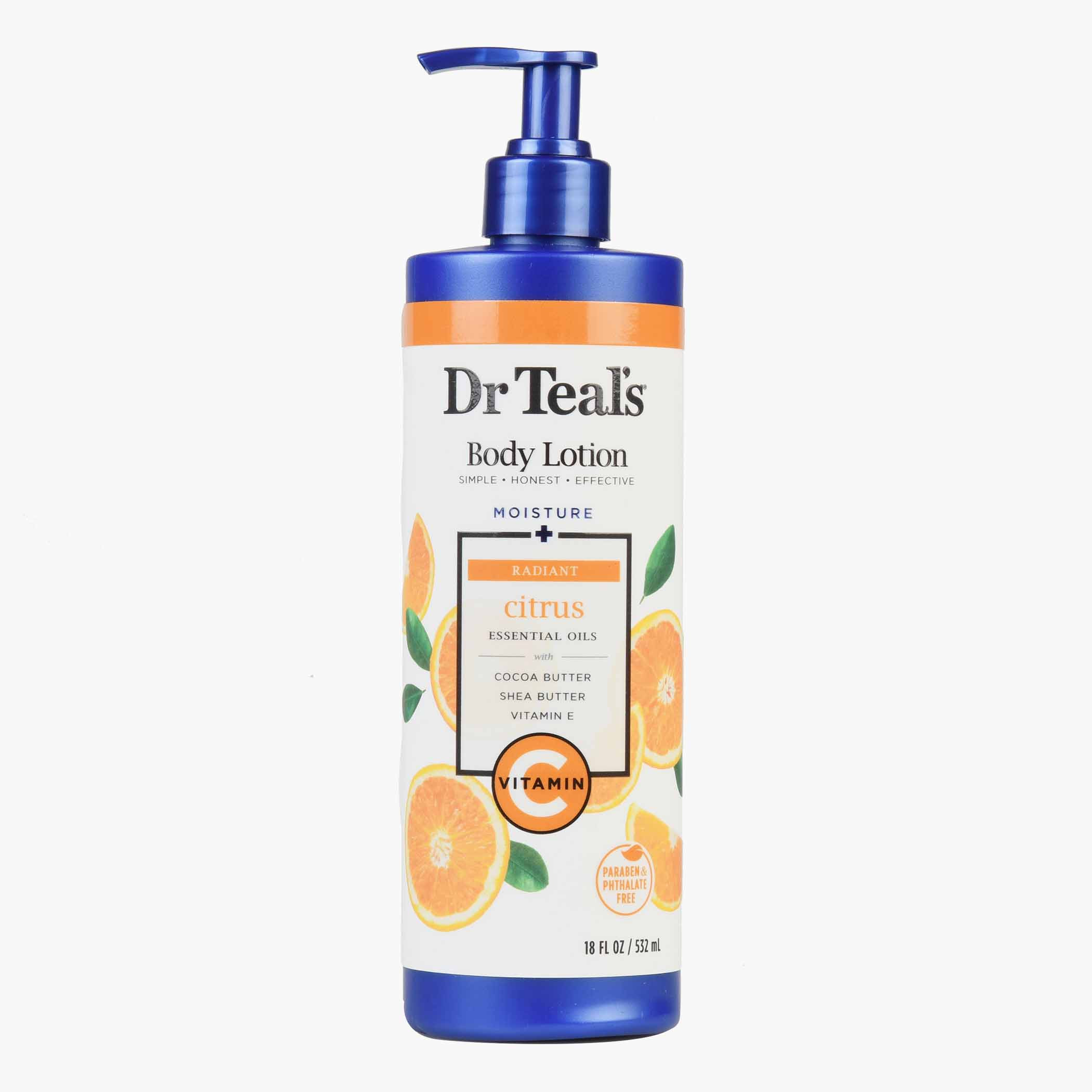Dr Teal's Citrus and Essential Oils Body Lotion - 532 ml-beautyandpersonalcare-skin-moisturisers-bodyandhandlotions-image-1