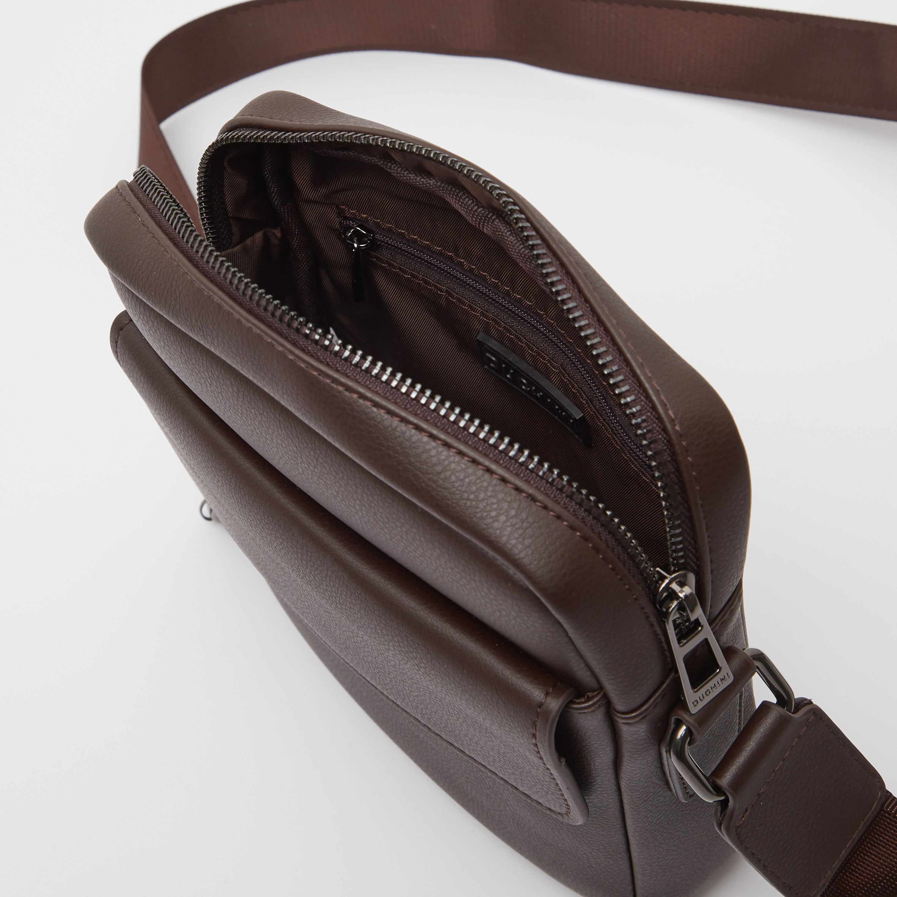 Mens messenger bag online with zipper