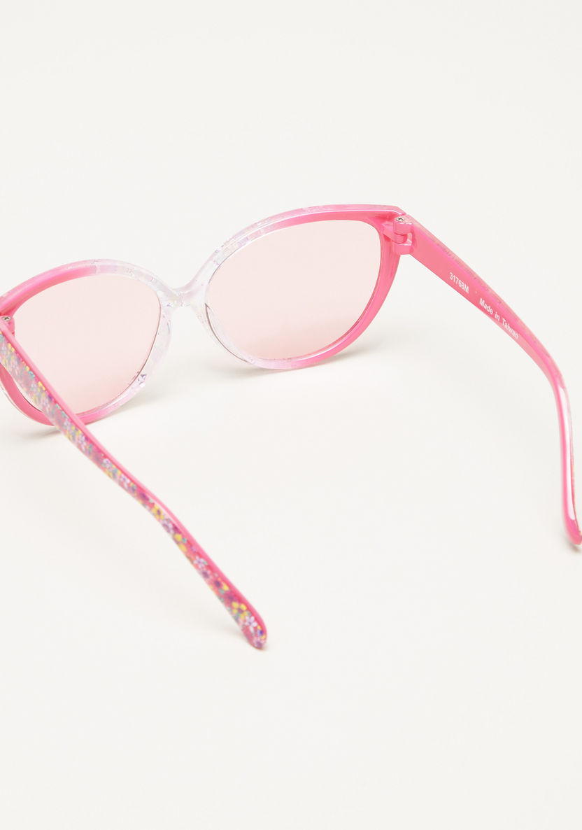 Charmz Full Rim Floral Print Sunglasses with Nose Pads-Sunglasses-image-2