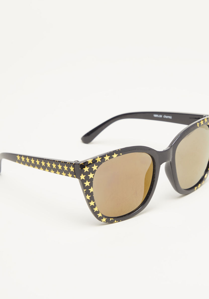 Charmz Star Print Sunglasses-Sunglasses-image-0