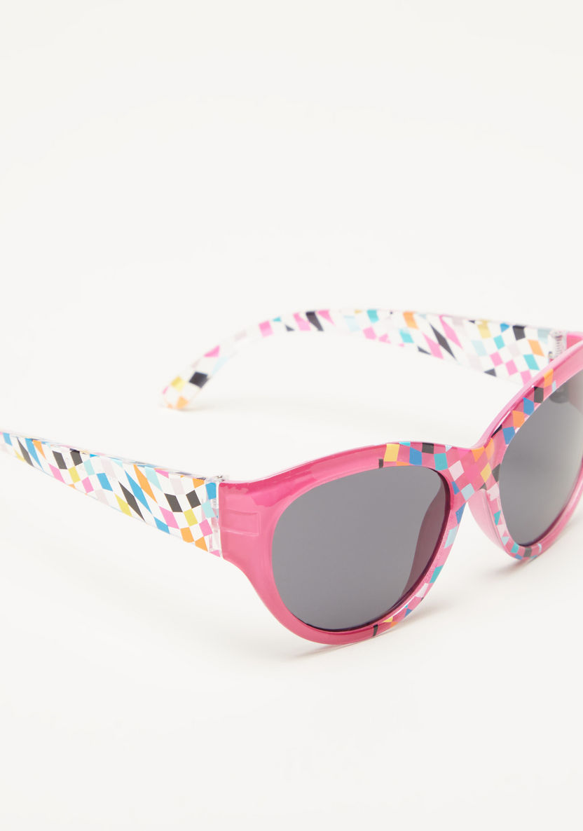 Charmz Square Print Sunglasses-Sunglasses-image-0