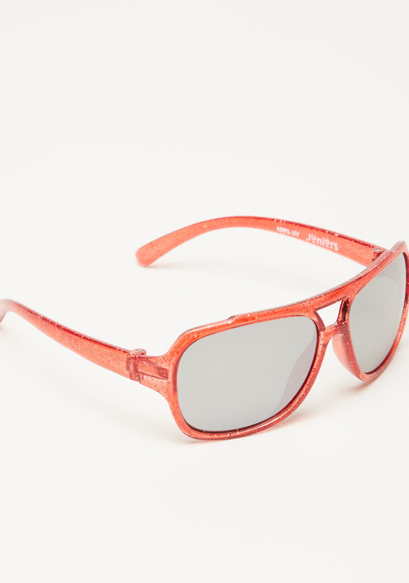 Juniors Printed Aviator Sunglasses-Sunglasses-image-0