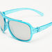 Juniors Full Rim Glitter Accent Sunglasses with Nose Pads-Sunglasses-thumbnail-1