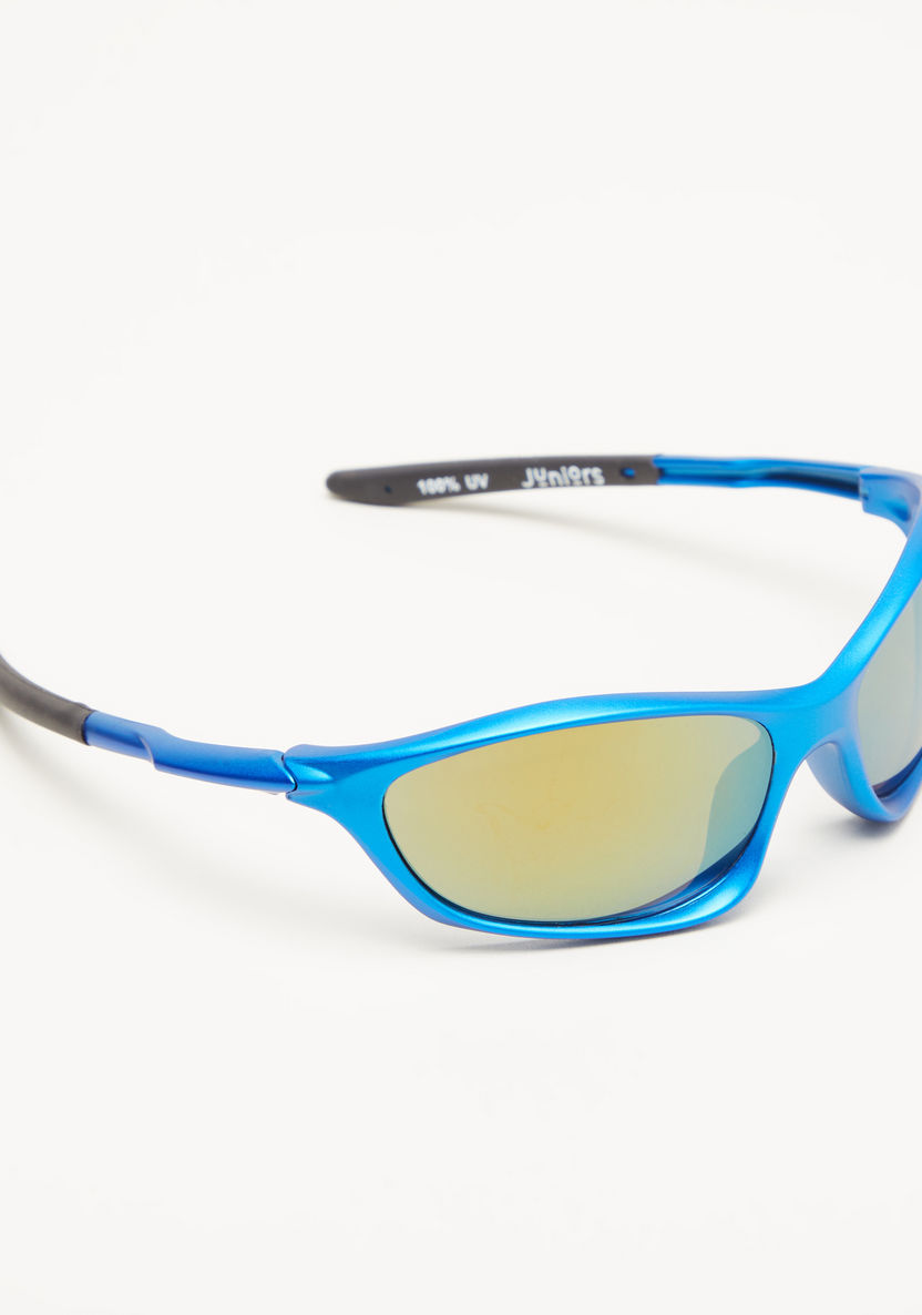 Juniors Full Rim Solid Sunglasses with Nose Pads-Sunglasses-image-0