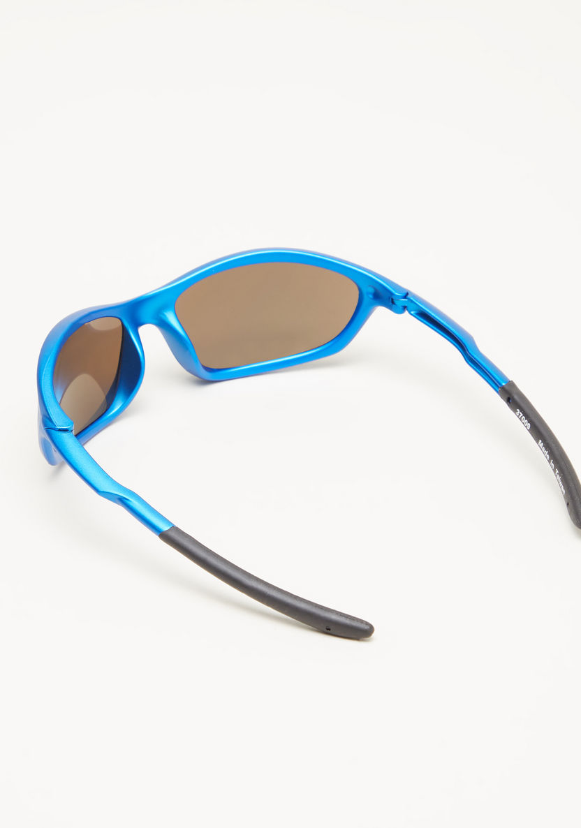 Juniors Full Rim Solid Sunglasses with Nose Pads-Sunglasses-image-2