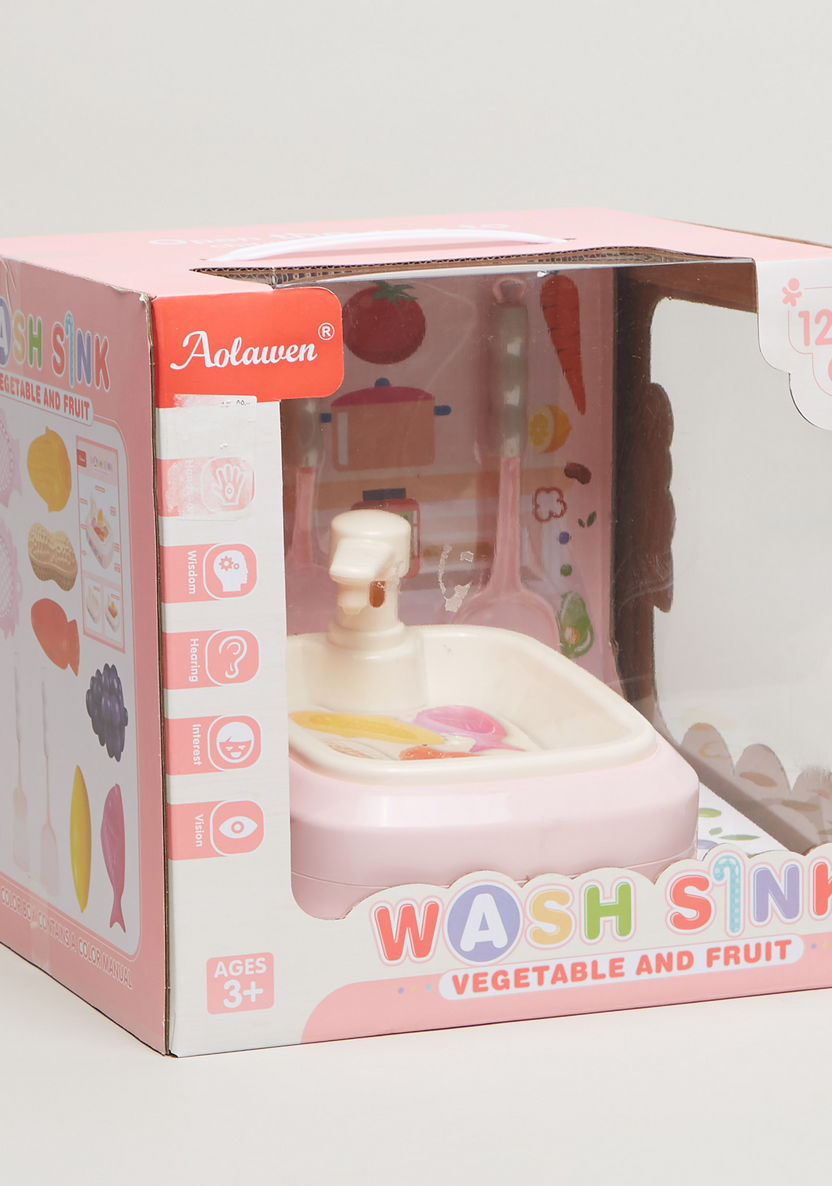 Wash Sink Fruits and Vegetables Playset-Role Play-image-0