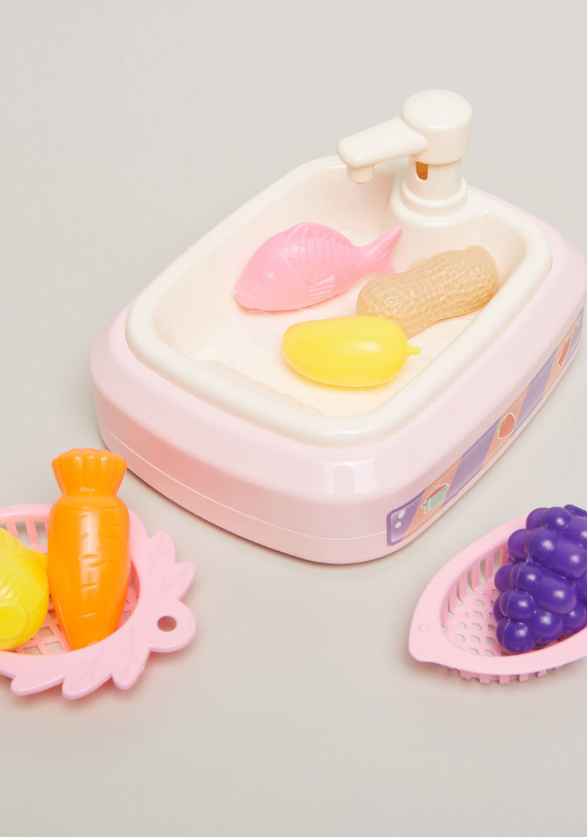 Wash Sink Fruits and Vegetables Playset-Role Play-image-2