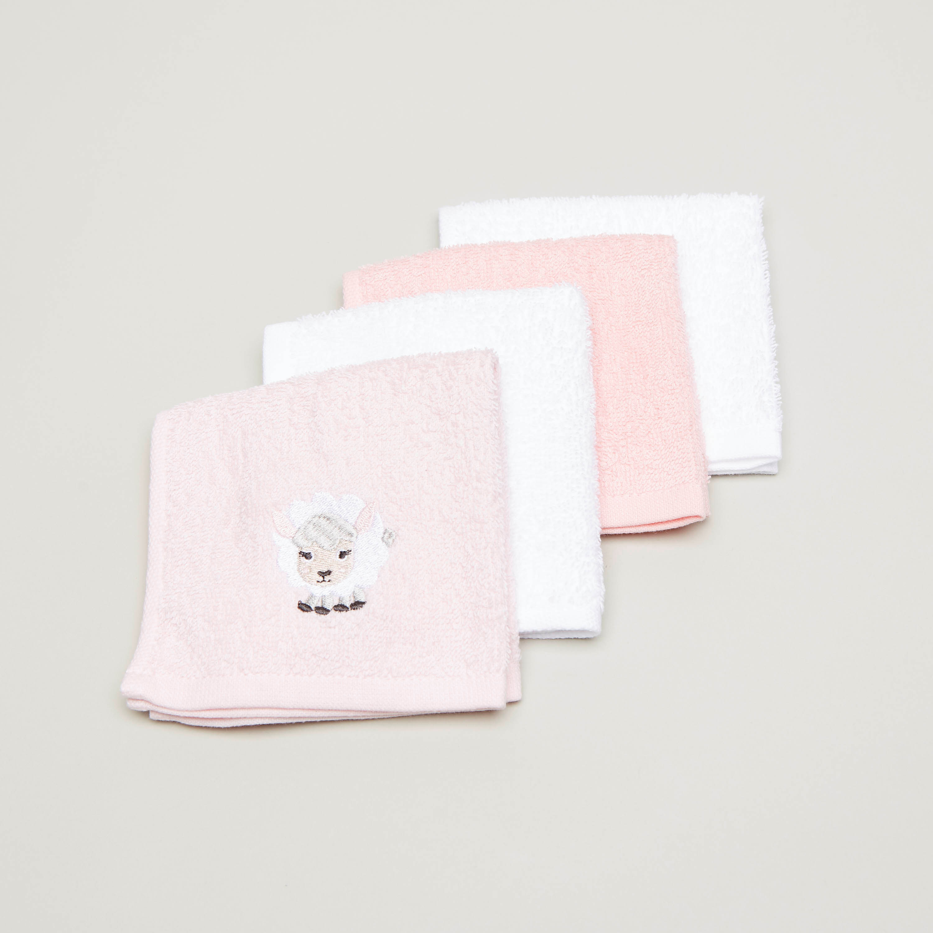 Juniors Textured Washcloth - Set of 4-baby-bathandcare-towels-image-3