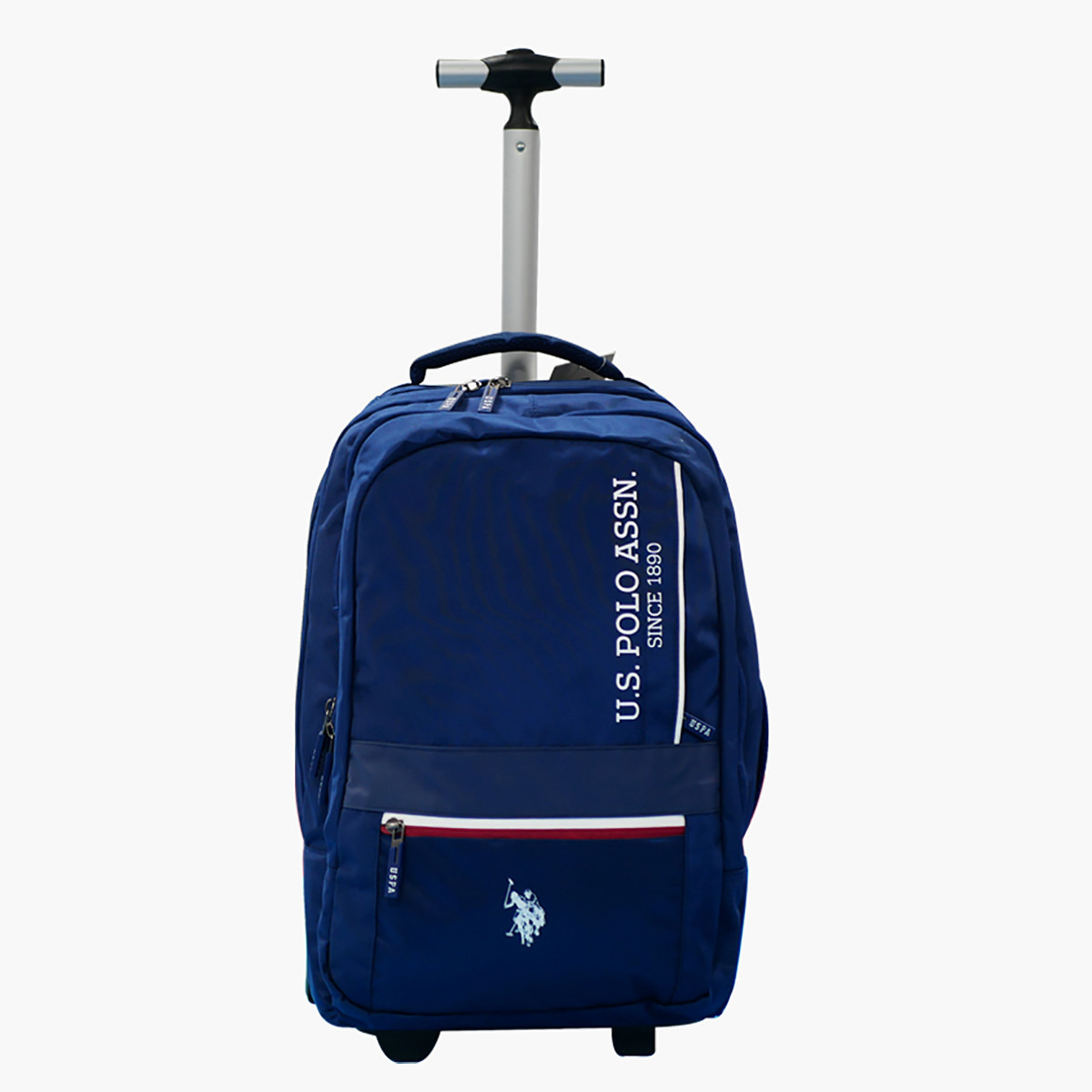 شنطة ظهر سادة بعجلات من يو إس بولو - 20 بوصة-school-bagsandbackpacks-trolleybags-image-1