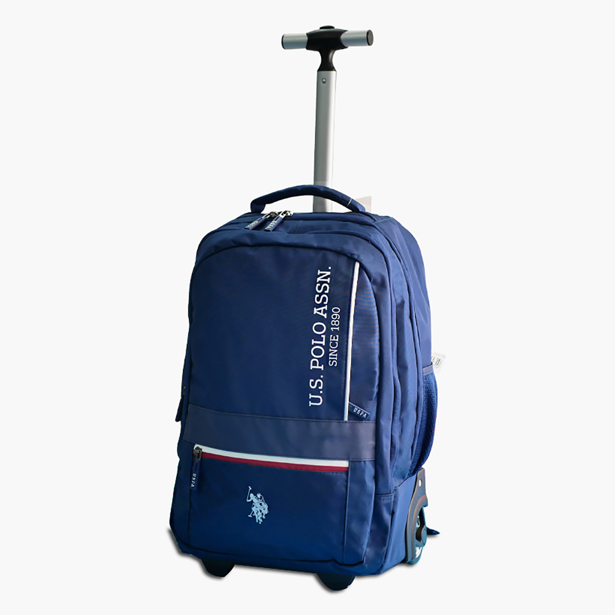 شنطة ظهر سادة بعجلات من يو إس بولو - 20 بوصة-school-bagsandbackpacks-trolleybags-image-2