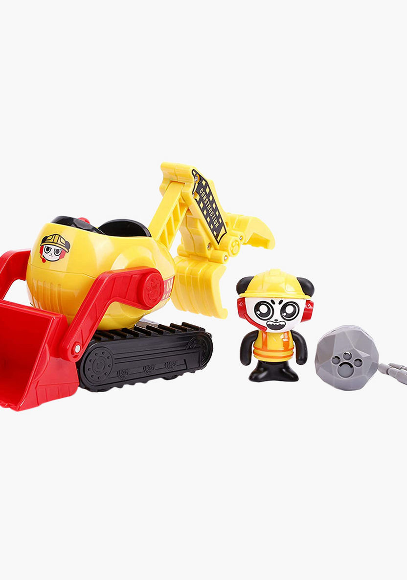Ryan's World Combo Panda Bulldozer Playset-Baby and Preschool-image-2