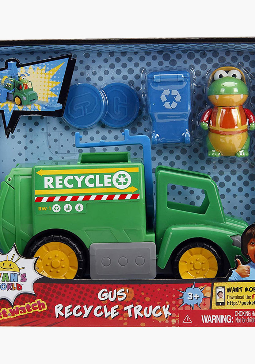Ryan's World Gus' Recycle Truck Set-Baby and Preschool-image-5