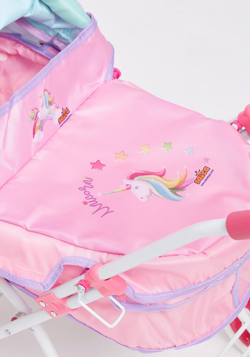 SAICA Unicorn Foldable Doll Pram-Gifts-image-5