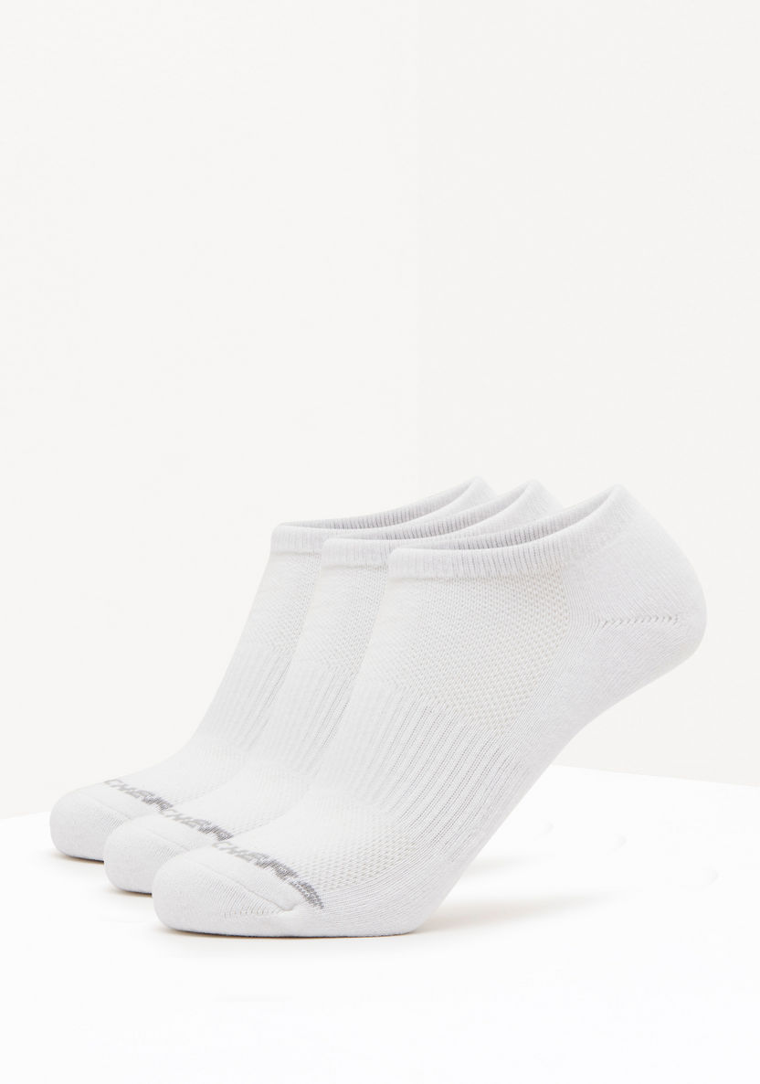 Skechers Women's Terry Invisible Sports Socks - S111102C-100-Women%27s Socks-image-0