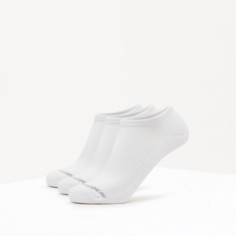 Skechers Textured Ankle Length Socks - Set of 3