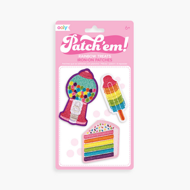 OOLY Rainbow Treats Iron On Patches