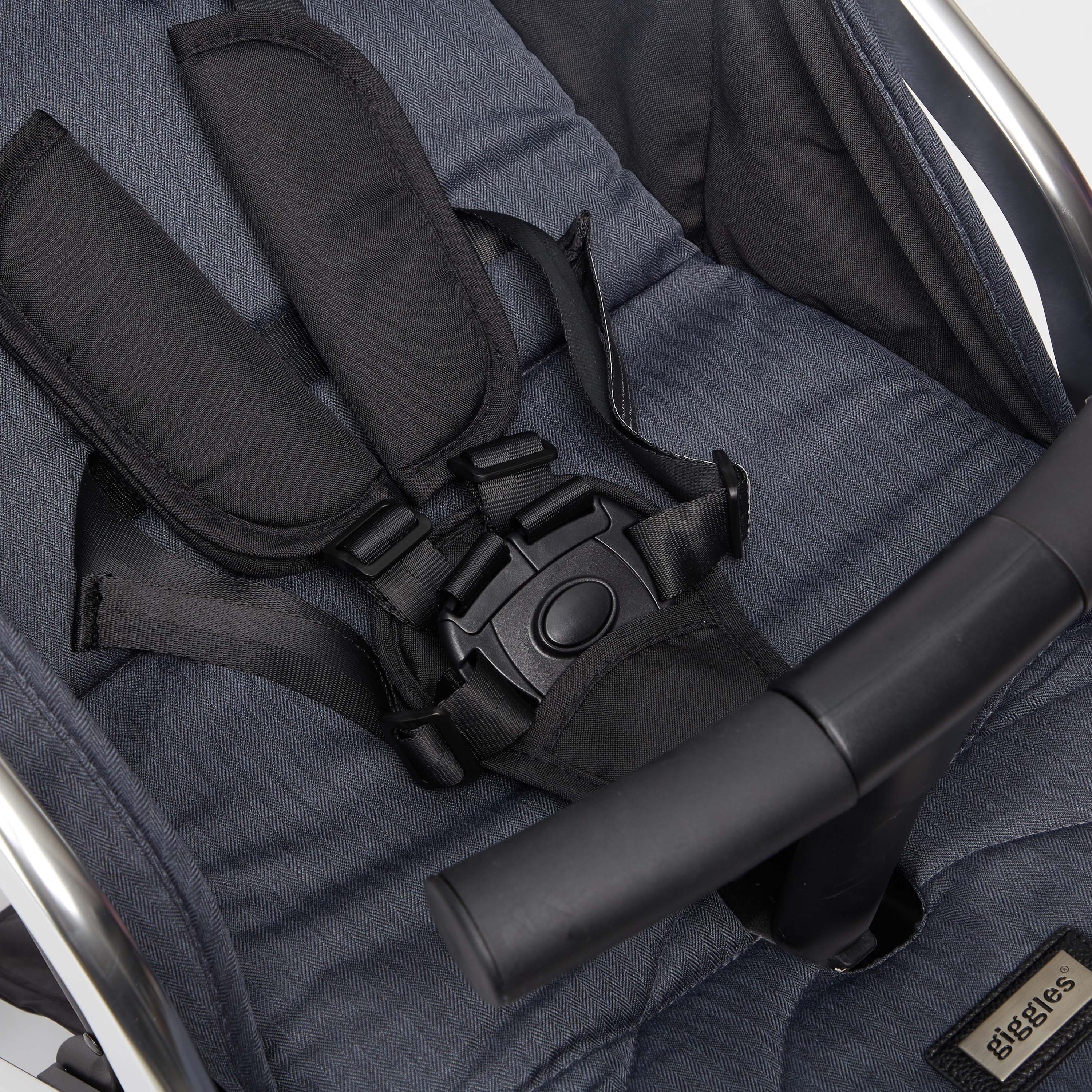 Giggles Grey Foldable Baby Stroller with Sun Canopy (Upto 3 years)-baby-gear-strollersandprams-strollers-image-6