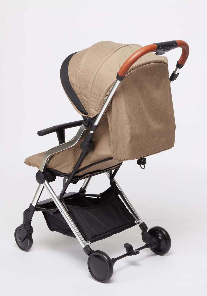 Giggles Grey Foldable Baby Stroller with Sun Canopy (Upto 3 years)-Strollers-image-1