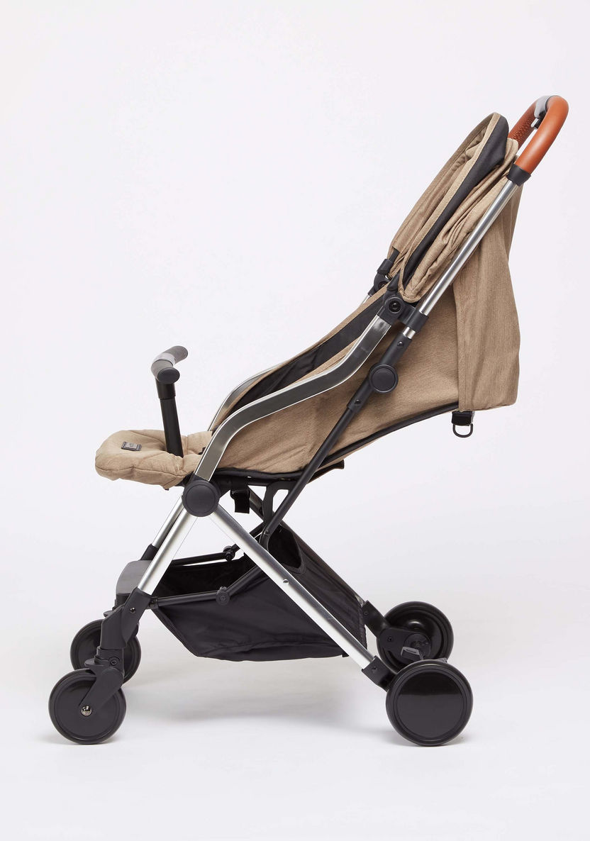 Giggles Grey Foldable Baby Stroller with Sun Canopy (Upto 3 years)-Strollers-image-2