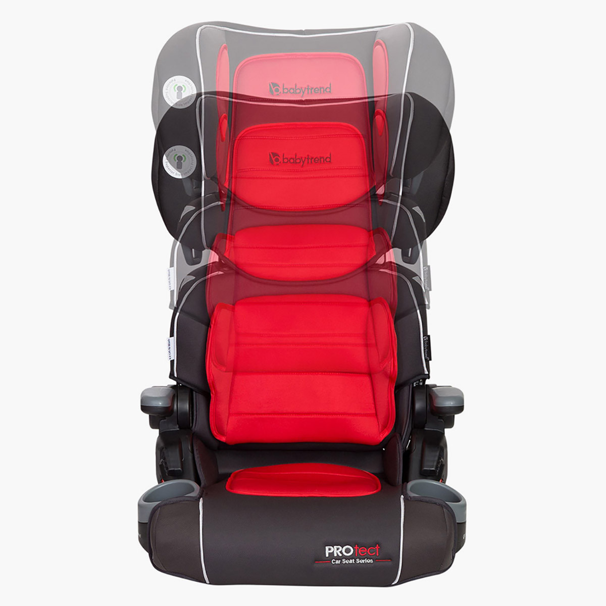 Baby trend store car seat red