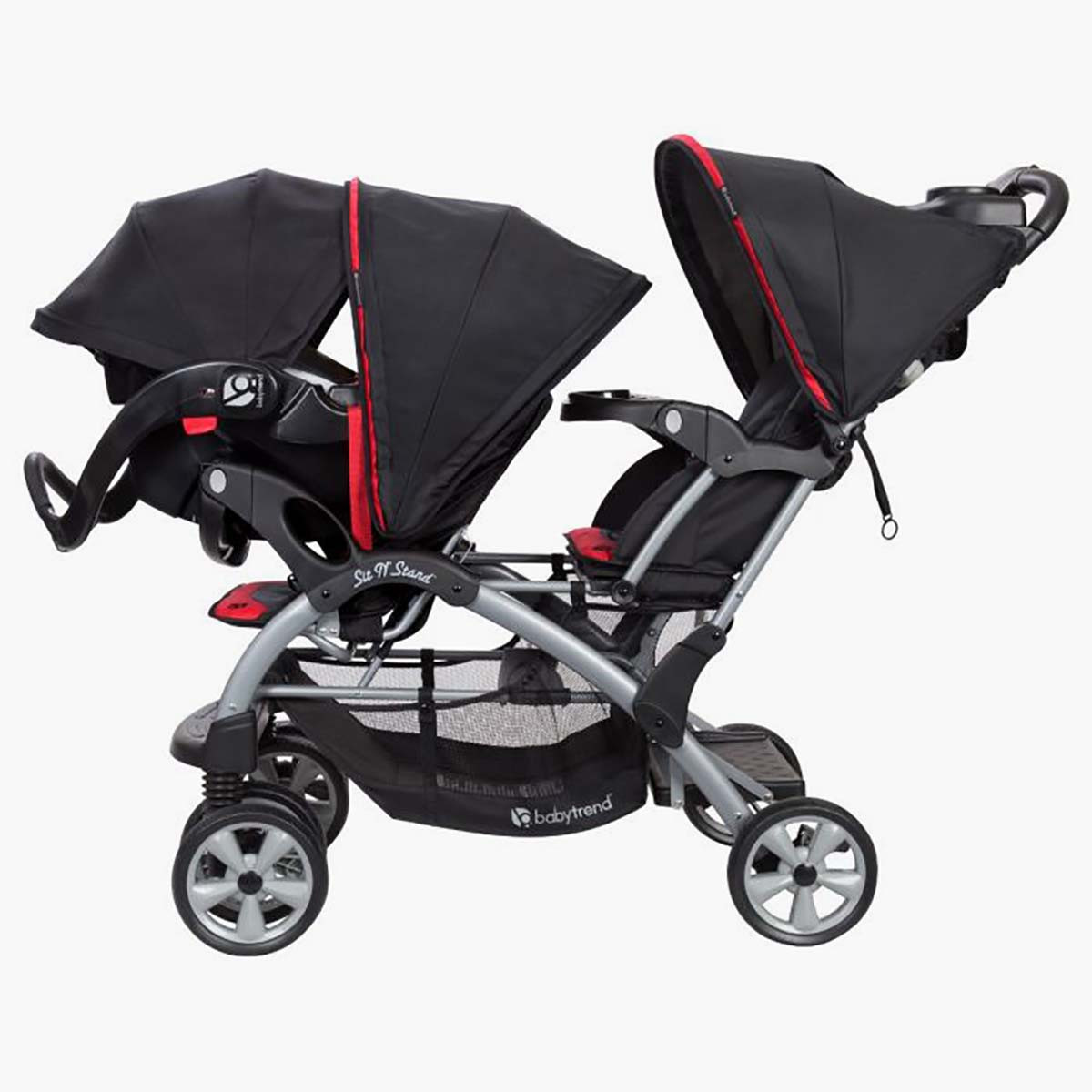 Sit n stand outlet double stroller