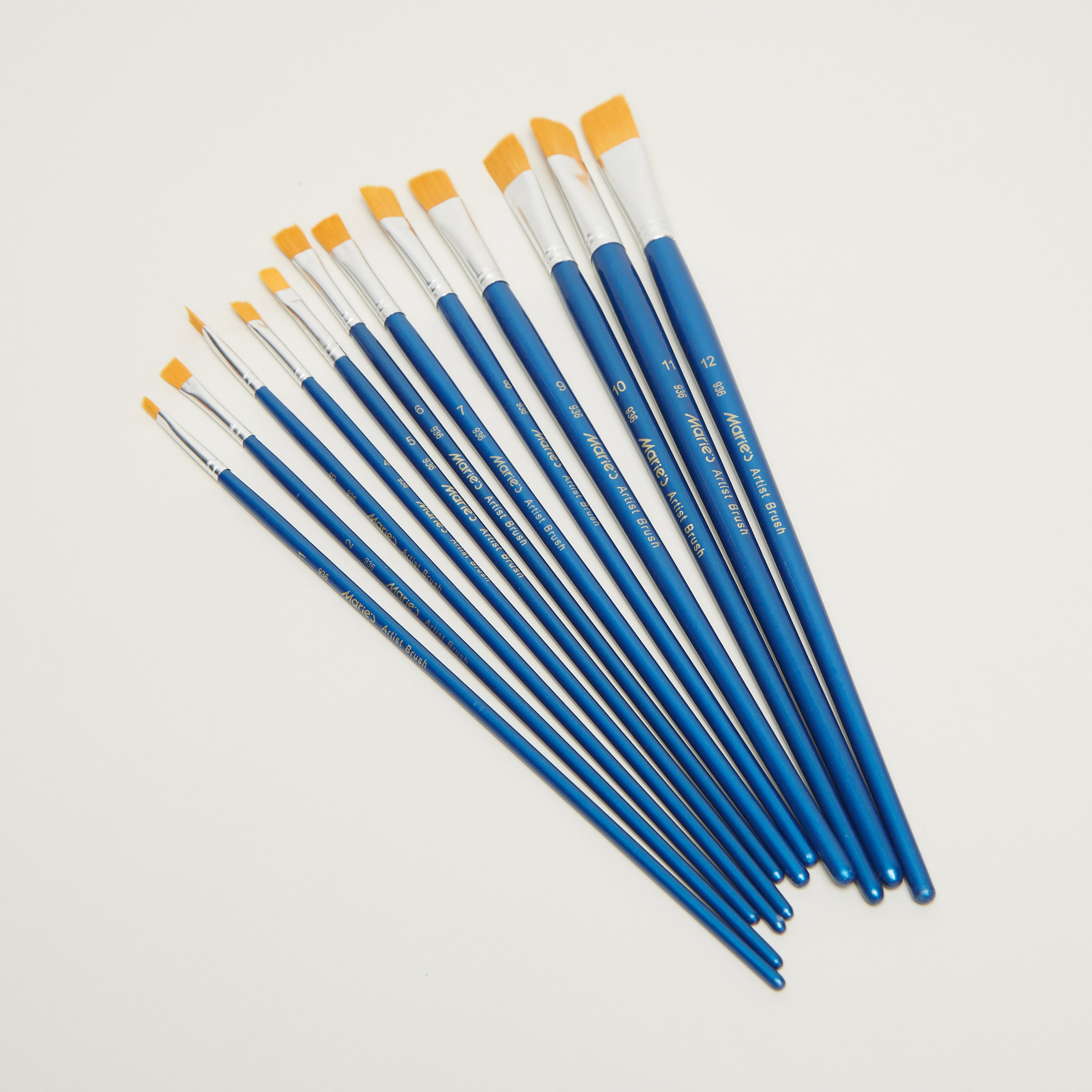 فرشاة تلوين من ماريز - طقم  من 12 قطعة-school-artsandcrafts-image-1