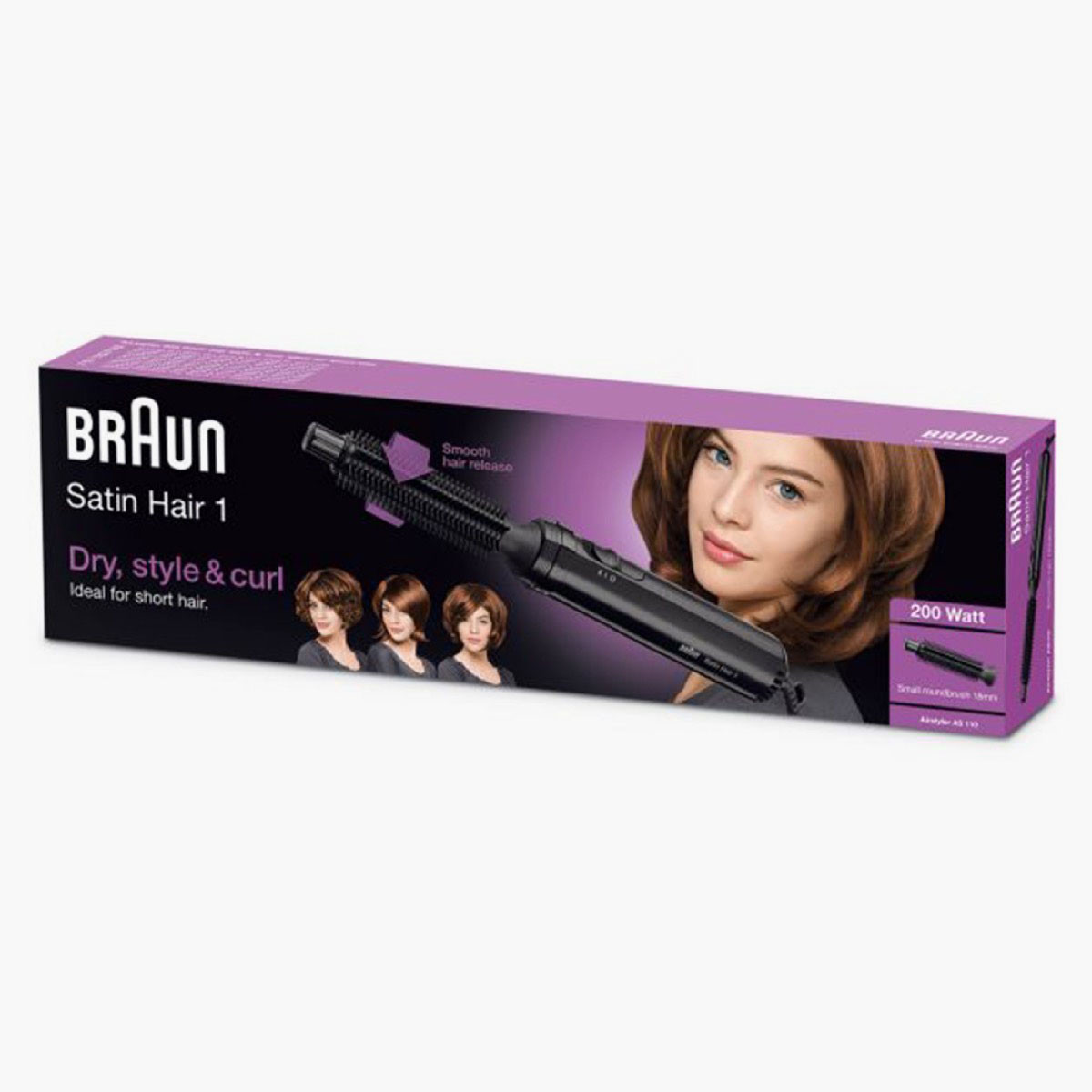 Buy Braun Satin Hair 1 AS110 Airstyler for Curls and Short Hair Online Centrepoint Bahrain