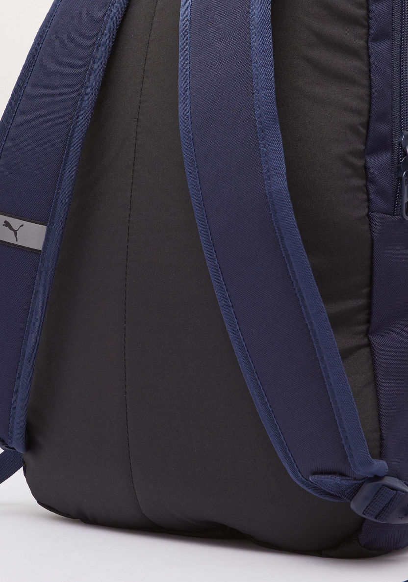PUMA Printed Backpack with Adjustable Shoulder Straps-Men%27s Backpacks-image-4