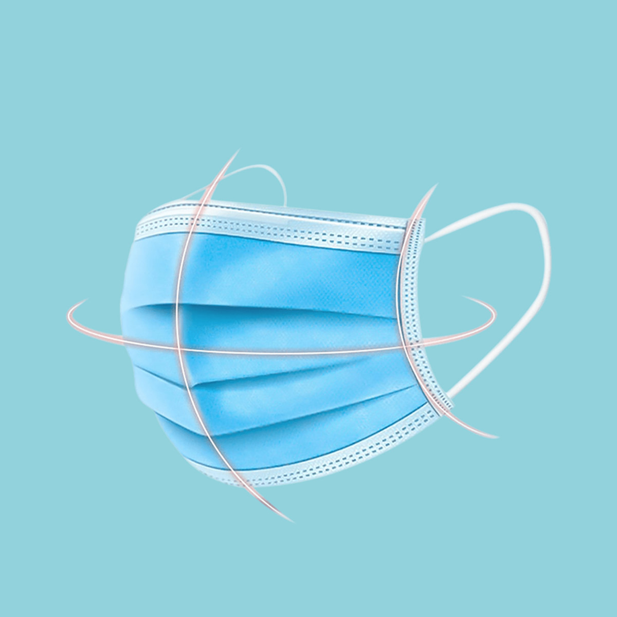 كمامات جراحية بثلاثة طبقات للاستعمال مرة واحدة من ماكس - عبوة 50 قطعة-baby-healthandsafety-facemasks-image-3