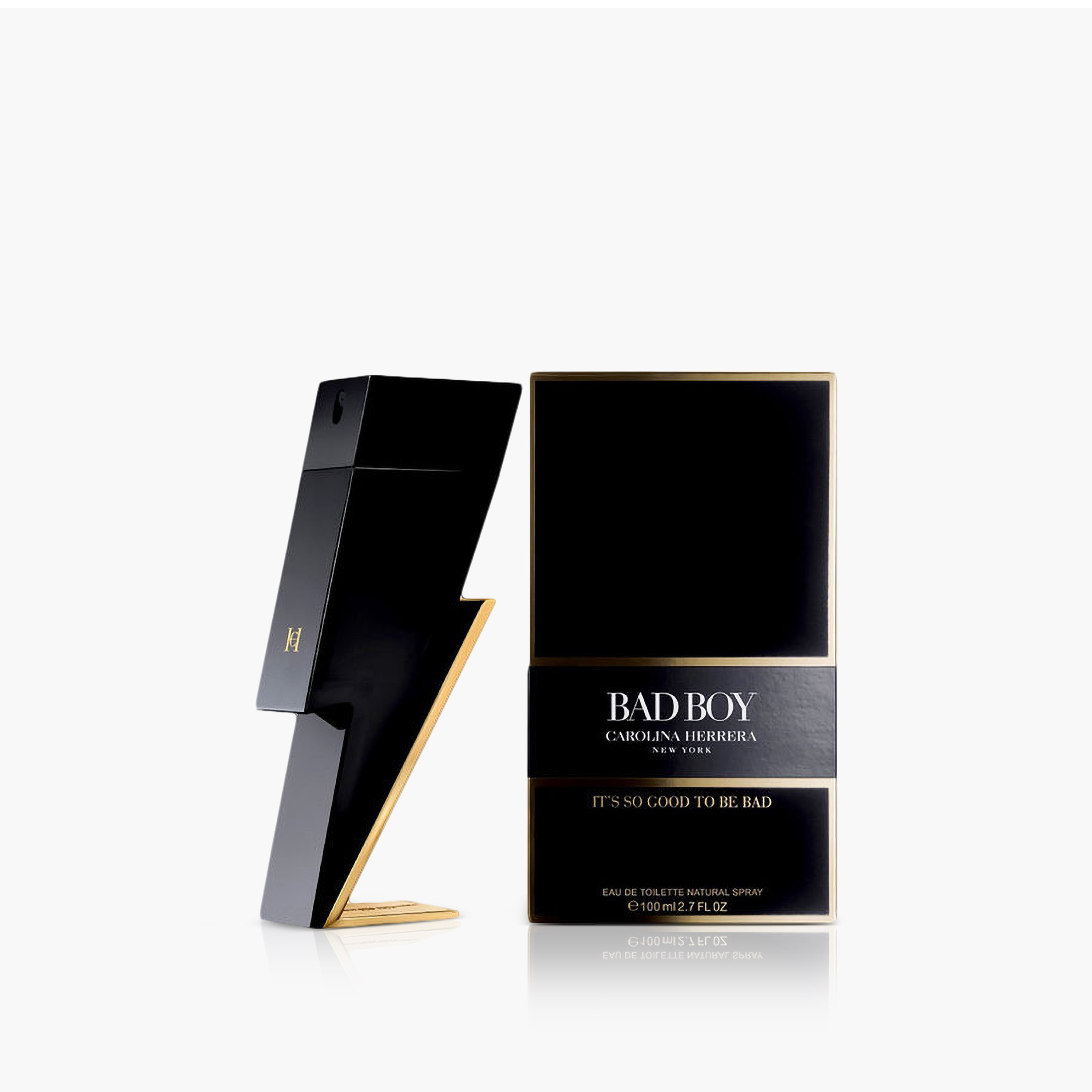 Carolina Herrera Men's Bad Boy Eau De Toilette Spray - 100 ml-beautyandpersonalcare-fragrance-men-image-2
